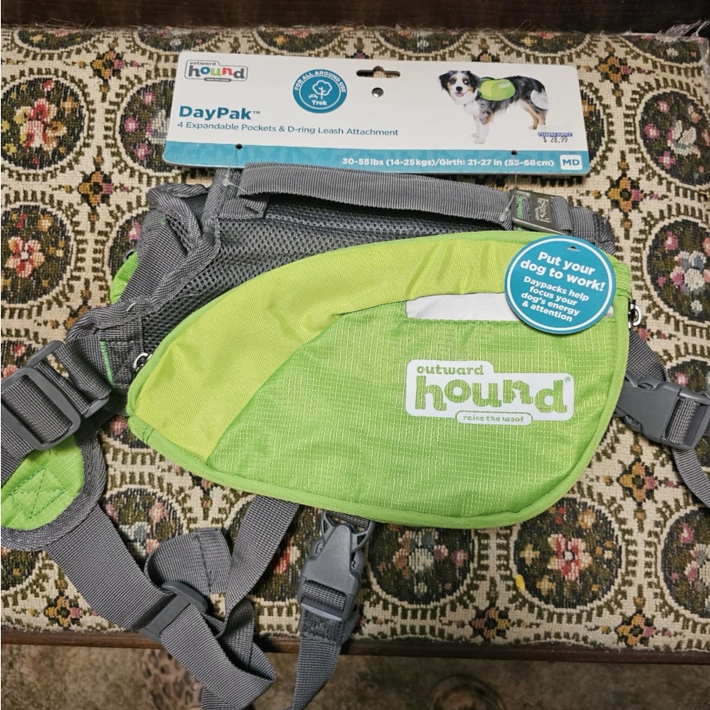 Outward Hound Green DayPak for Dogs